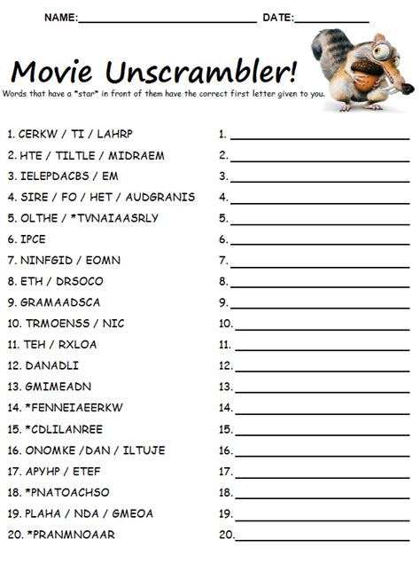 The letter scrambler can be used to generate word scramble printable. Wonderland Crafts: Learning