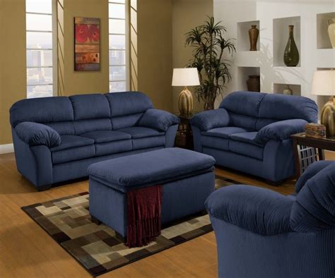 The royal blue apartment sized sectional. awesome Navy Blue Microfiber Sofa , Super Navy Blue ...
