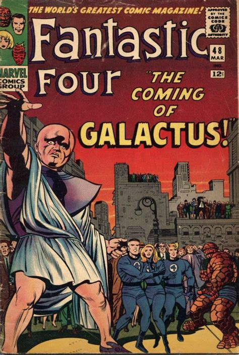 Marvel Silver Age Comic Book Covers 1966 Fantastic Four 48 Marvel