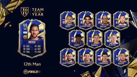 Fifa 22 Toty Card Design Fifa 21 Toty Card Template Sportify