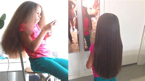 Finally A Way To Straighten Your Daughters Hair Without Damaging Her