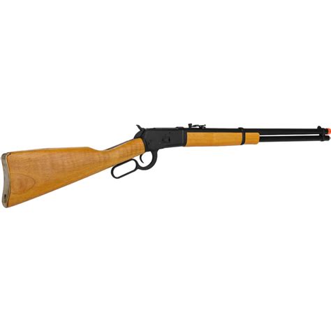A K Airsoft M1892 Lever Action Gas Sniper Rifle W Real Wood Stock
