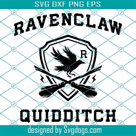 Ravenclaw Quidditch Svg Harry Potter Svghogwarts Svg Wizard Svg