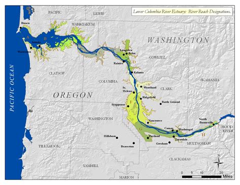Columbia River Map