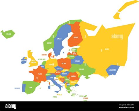 Europe Map Simplified