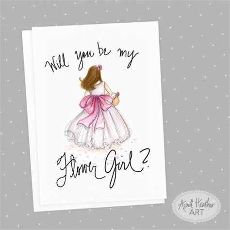 Flower Girl Pdf Invitation Instant Download Will You Be My Flower Girl