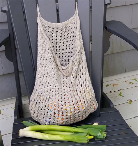 Mesh Market Bag Knit Pattern Make Your Own Farmers Market Bag Diy