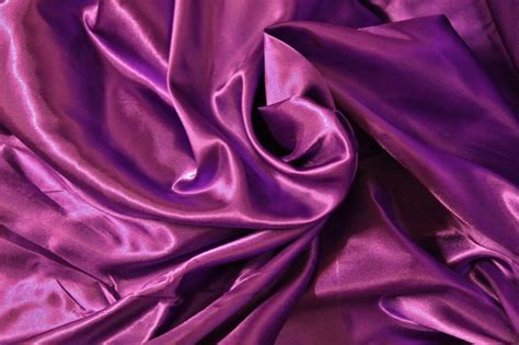 Cadbury Purple Satin Fabric Clarence Linen