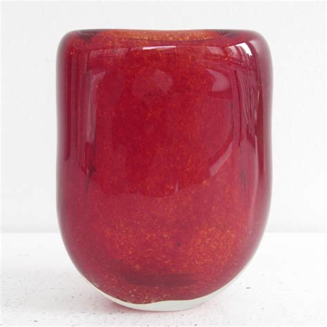 Henry Dean Signed Art Glass Vase