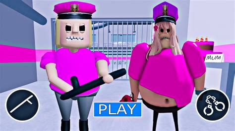 Roblox Police Girl Prison Run Obby Roblox Obby Full Gameplay Youtube