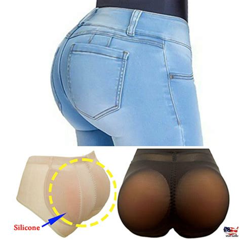Silicone Buttocks Pads Butt Enhancer Shaper Girdle Booty Booster Panties Bubbles Womens Clothing