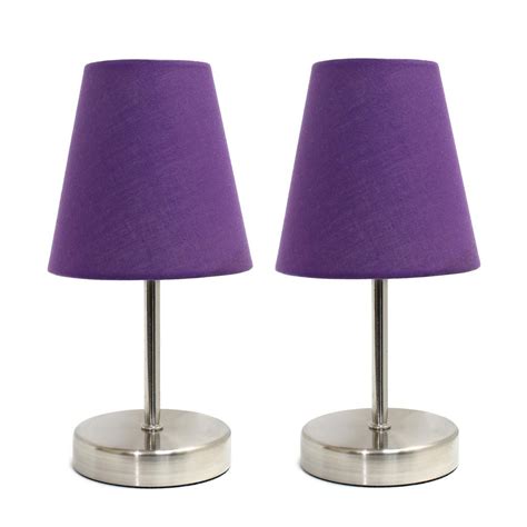 Shop bellacor for table lamps in a variety of sizes, styles and finishes. Simple Designs 10.5 in. Purple Stonies Small Stone Look ...