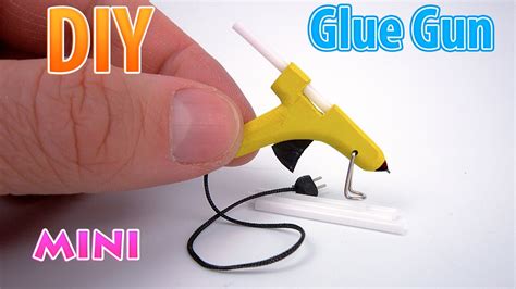 Diy Realistic Miniature Hot Glue Gun Dollhouse No Polymer Clay