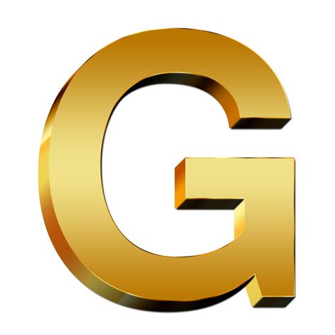 Uppercase Letter Gold G Free Image Download