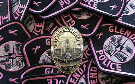 Local Police Join ‘pink Patch Project For Breast Cancer Awareness