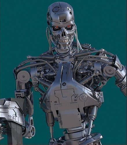 Terminator T800 Salvation Endoskeleton 3d Model Rigged Cgtrader
