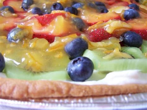 Transfer the cookies to the prepared sheets and bake for 9 minutes. Fresh Fruit Pizza (Paula Deen) | Recipe | Food, Pampered chef desserts, Dessert pizza