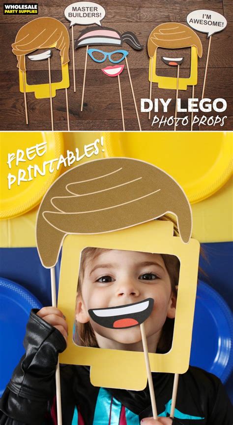 Diy Lego Photo Booth Props Artofit