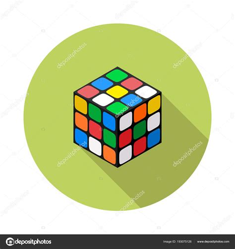 Flat Icon Rubiks Cube Stock Vector Image By ©kira2517 193075126
