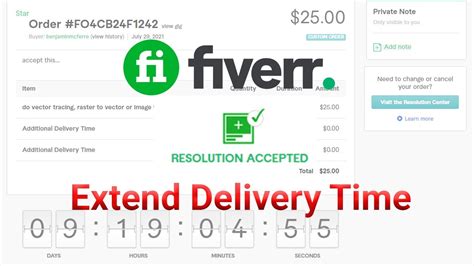 How To Extend Order Delivery Date Time On Fiverr YouTube