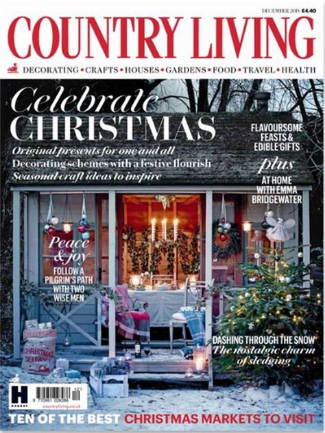 The Best Christmas Inspired Magazines Covers Country