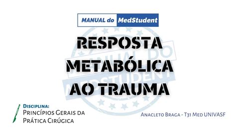 Resposta Metabólica Ao Trauma