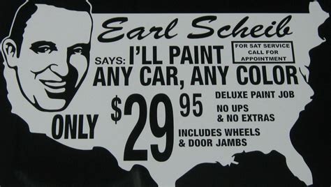Cars We Remember Reader Recalls Earl Scheib Paint Centers And Seeks