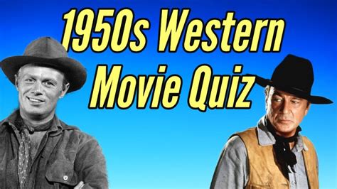 S Western Movies Quiz Youtube