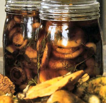 Recette Champignons au vinaigre