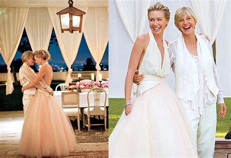 5 celebrity lesbian couples whose relationships we admire equally wed modern lgbtq weddings