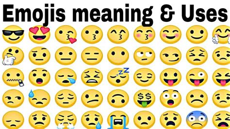 All Emoji Meaning In Hindi | All Emoji Name And Uses| WhatsApp Emoji ...