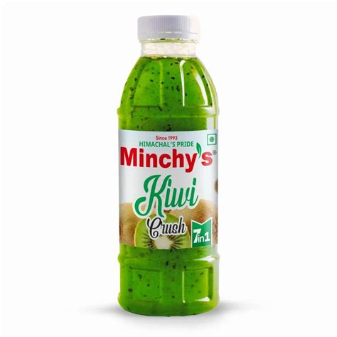 Minchys Bottle Kiwi Crush Kiwi Drink Crush Kiwi Fruit Crush