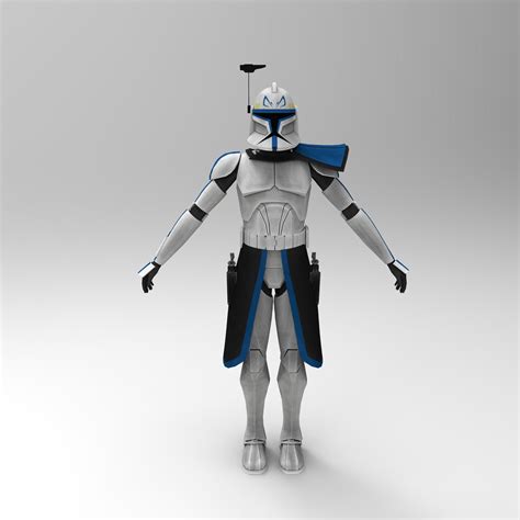 Clone Wars Captain Rex Animated Phase 1 Wearable Armor For Eva Etsy