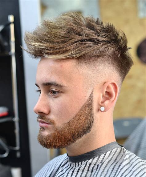 The drop fade works especially well to accentuate the curly nature of the hair while the sides stay nice and neat. 15 Messy Quiff Pomp with Tight Fade - StyleMann