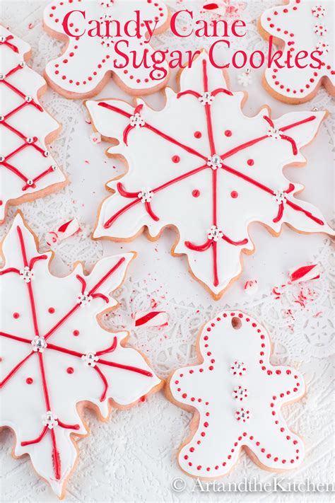 Candy Cane Sugar Cookies Art And The Kitchen