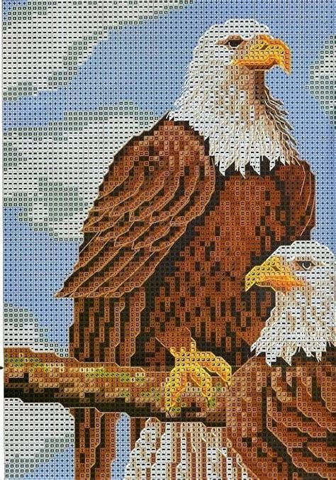 I do this for every cross stitch project, but especially with projects stitched on plastic canvas and perforated plastic. Pin by Teresa Christianson on Beading | Pinterest | Eagle ...