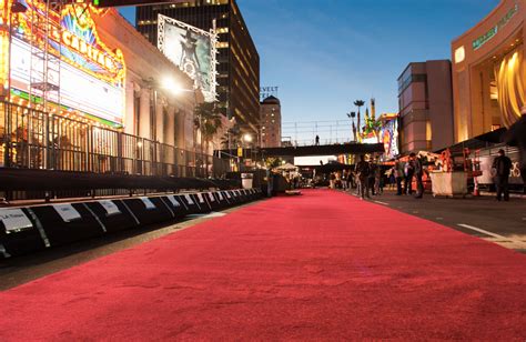 Before The Oscars Red Carpet Is Set Up Its Just A Gross Street In