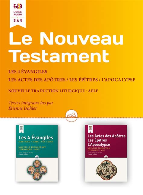 Les actes des apotres (french: Le Nouveau Testament - Livre Audio | Éditions des Béatitudes