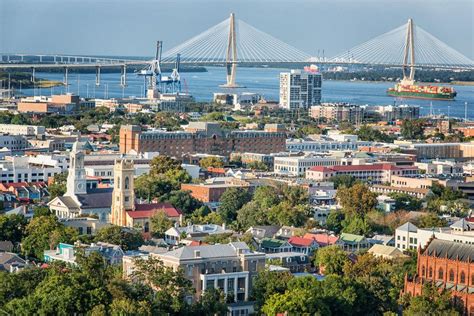 Charleston South Carolina Aerial View Of Charleston South Carolina