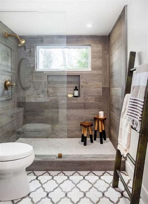 Fun, hexagon tiles add a fresh and modern feel to any bathroom. 78+ Luxury Farmhouse Tile Shower Ideas Remodel | Bathroom ...