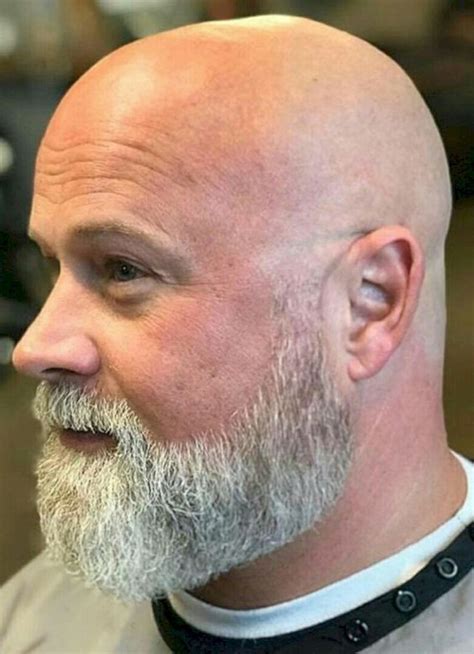 Amazing Beards For Balding Head For Men Over 40 Years 34