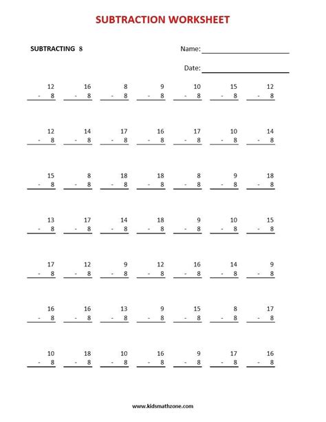 12 Grade Math Worksheets