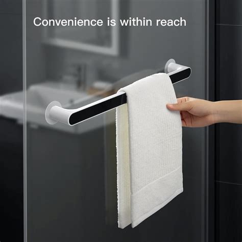 Self Adhesive Towel Holder Rack Wall Mounted Towel Hanger Etsy