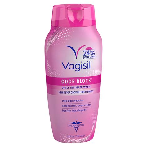Vagisil Odor Block Daily Intimate Vaginal Feminine Wash 12 Oz 1 Pack
