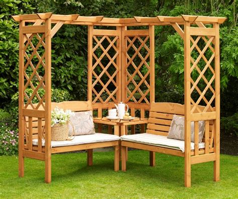 We did not find results for: Cotswold Timber Corner Pergola with Benches and Trellis