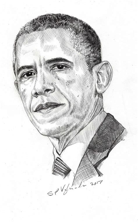 Barack Obama Drawing At Explore Collection Of