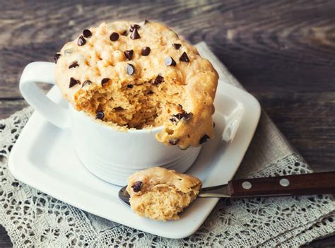 Recette Mug Cake Nature Au Pepite De Chocolat