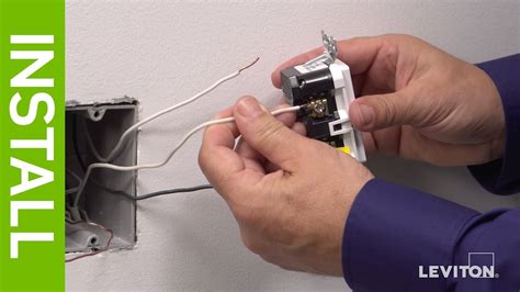 How To Install A Gfci Outlet Afci And Dual Afcigfci Outlet Leviton