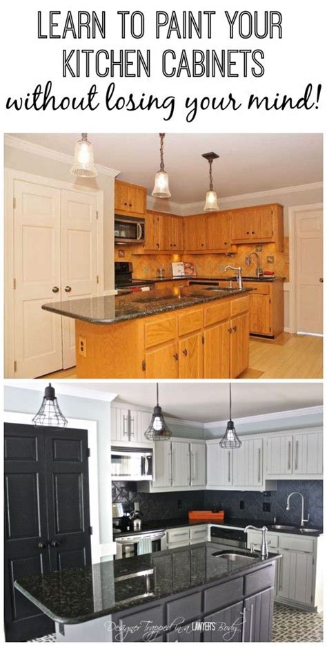 We used fusion mineral paint tough coat on the upper raw silk cabinets. How To Paint Kitchen Cabinets Without Sanding or Priming - Step by Step | Painting kitchen ...