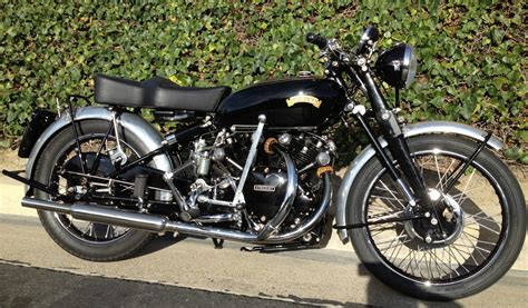 Restored Vincent Black Shadow 1953 Photographs At Classic Bikes